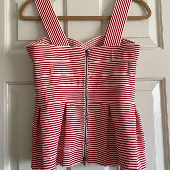 Anthropologie Red and white blouse - Picture 5 of 6